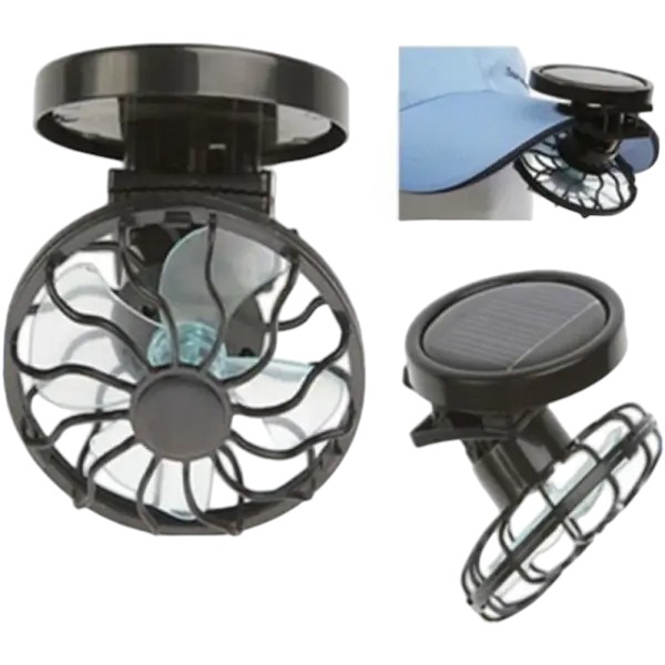 Mini Solar Cap Fan