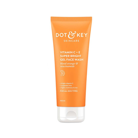 Dot & Key Vitamin C+E Super Bright Gel Face Wash 100ml (India)