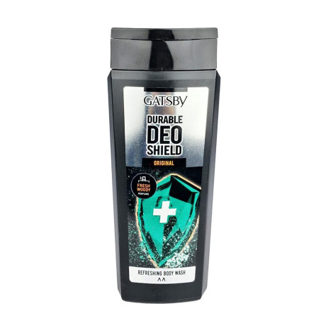 Gatsby Durable Deo Shield Original Fresh Woody Perfume Body Wash 250ml (Indonesia)