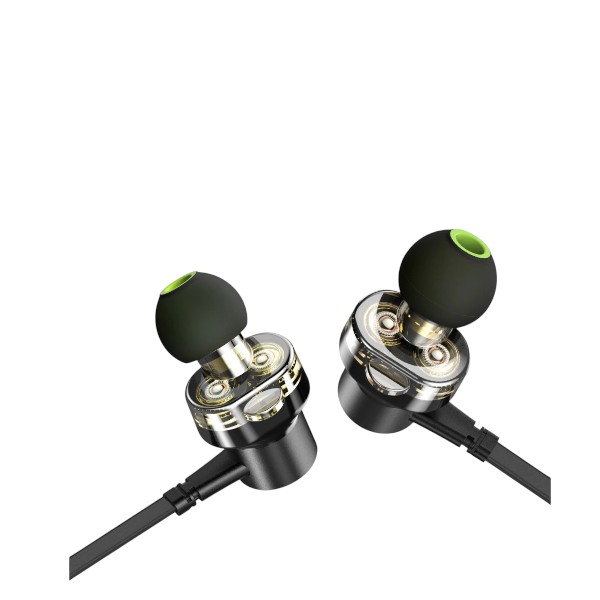 AWEI Z1 In-ear Dual Driver Unit Stereo Sound Heavy Bass Magnetic Wired Earphone