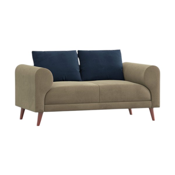 Regal WOODEN DOUBLE SOFA- TOKYO SDC-368-3-1-20 (Fabric-2161+2166)