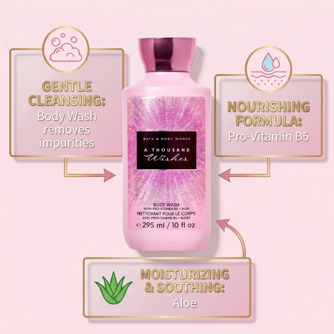 Bath & Body Works A Thousand Wishes Body Wash 295ml (USA)