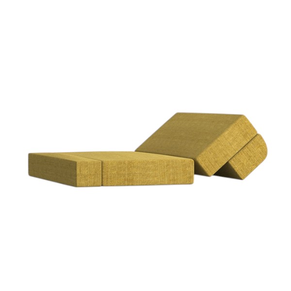 Regal Sofa Cum Bed-Yellow (Semi Double)
