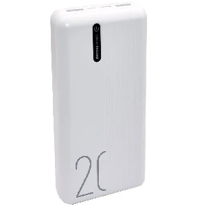 Remax RPP-296 20000mah Fast Charging Power Bank – White Color