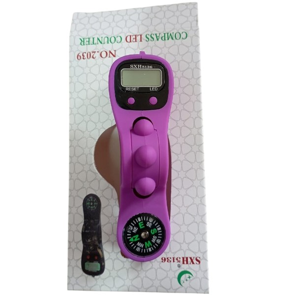 Digital Count Counter with Compass Decompression Relaxation For Meditati J2A6