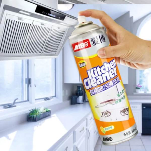 Kitchen Oil Stain Cleaner 500ml Kitchen Cleaner Foam Cleaning Spray