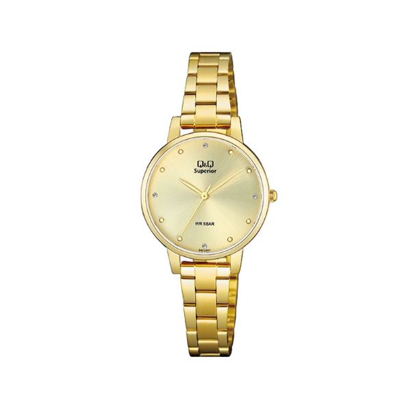 Women Watch Q&Q S401J201Y Superior Stainless Steel Strap