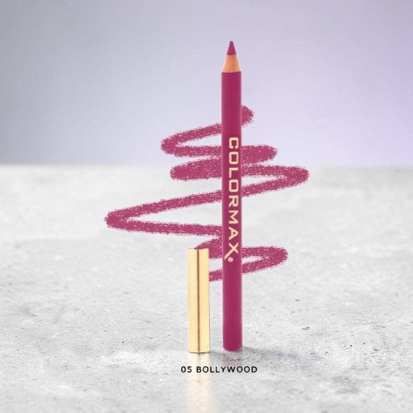 Colormax Satin Glide Long Lasting Lip Liner Pencil - 05 Bollywood (Germany)