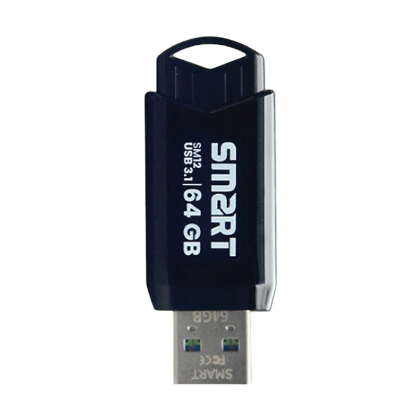 Smart X4 Premier SM12 64GB USB 3.1 Black Pen Drive