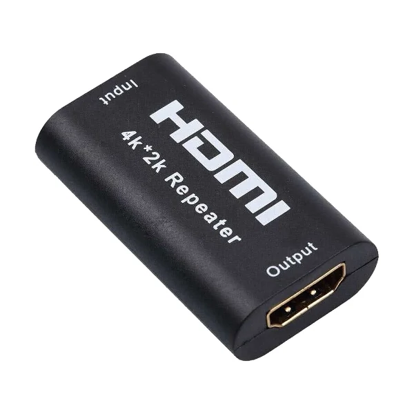 K2 HDMI Female to Female Black Repeater