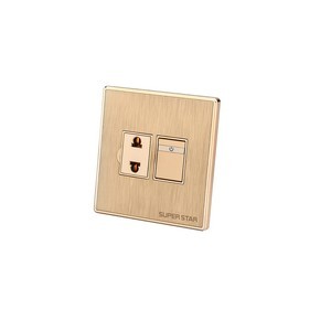 Super Star Glamour 2 Pin Socket With Switch