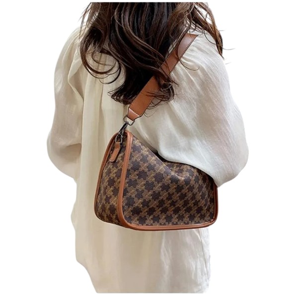 Women Luxurys Designers Bags Messenger Ivhandbag (Brown)