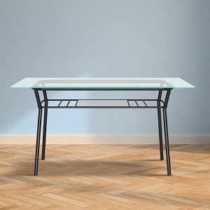 Regal Crystal Metal Dining Table | TDH-201-4-1-66 (Classic)