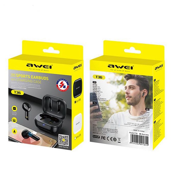 Awei T36 TWS Wireless Earbuds