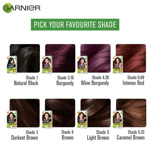 Garnier কালার ন্যাচারালস শেড 5.32 ক্যারামেল ব্রাউন 70ml + 60g