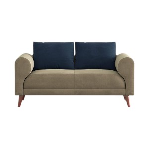 Regal WOODEN DOUBLE SOFA- TOKYO SDC-368-3-1-20 (Fabric-2161+2166)