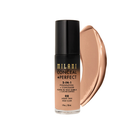 Milani Conceal Perfect 2in1 Foundation - 08 Light Tan (USA)