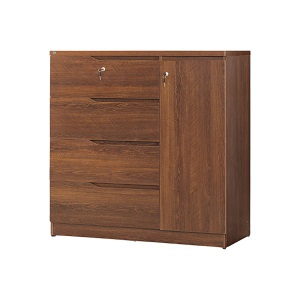 Regal Laminated Board Wardrobe Antique