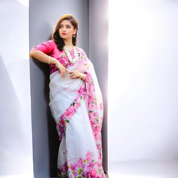 Chanduri Silk New Saree with Blouse Piece