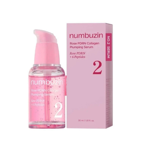 Numbuzin No.2 Rose PDRN Collagen Plumping Serum 30ml (Korea)