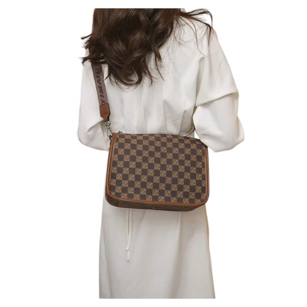 Women Luxurys Designers Bags Messenger Ivhandbag (Brown)