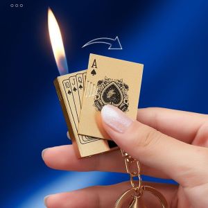 Mini Side Slide Tekka Card Lighter Metal Lighter