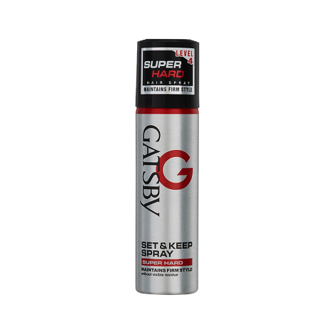 Gatsby Set & Keep Spray Super Hard Level 4 66ml (Indonesia)
