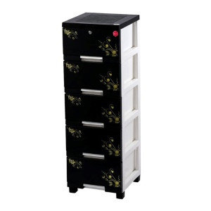 New York Closet - 5 Drawer- Black White