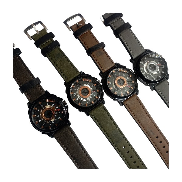 Signature Trendy Men Watch (Brown)