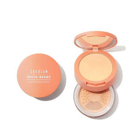 Sheglam Insta-Ready Face & Under Eye Setting Power Duo - Natural Linen (China)