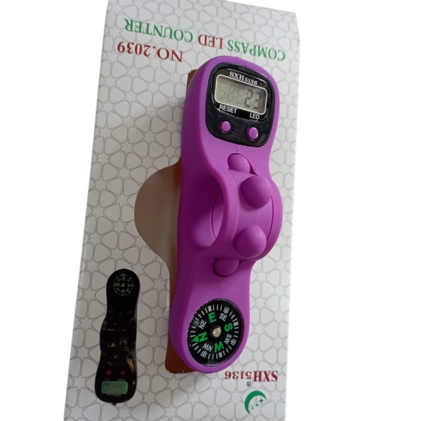 Digital Count Counter with Compass Decompression Relaxation For Meditati J2A6