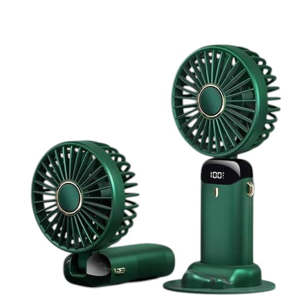 LED Digital Display Rechargeable Stylish Folding Hand Fan