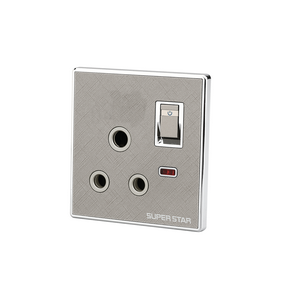 Super Star Ultimate 3 Pin Round Socket With Switch