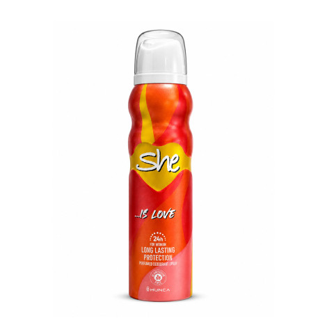 She Is Love Long Lasting Protection Perfumed Deodorant Spary 150ml (Turkey)