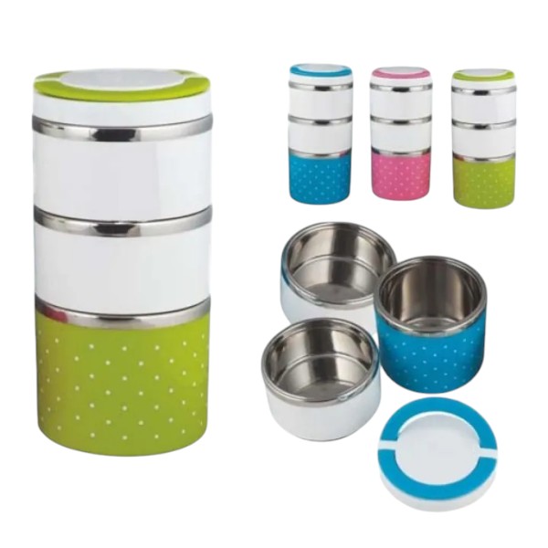 3 Layer Hotpot Lunch Box Stainless Steel Tiffin Box SS Lunch Box