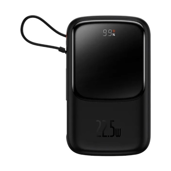 Baseus PPQD060101 Qpow Pro 10000mAh Black 22.5W Type-C Power Bank