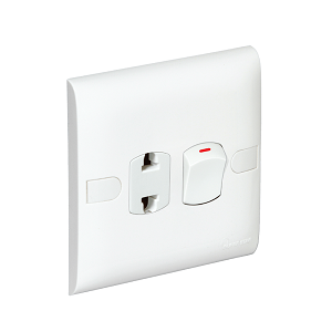 Super Star Slim 2 Pin Socket With Switch