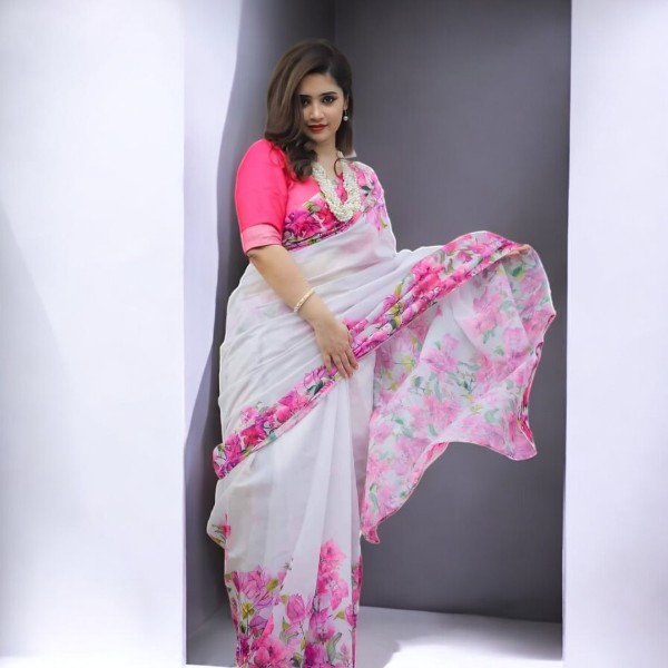 Chanduri Silk New Saree with Blouse Piece