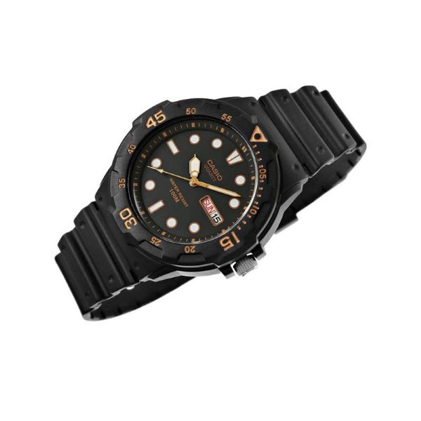 Casio MRW-200H-1EVDF Blue Leather Casual Watch for Men