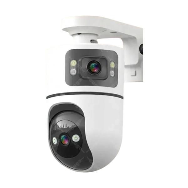 Smart v-380, Q9 home wi-fi color camera 2 lens 3 view , application 1080p endor wireless camera