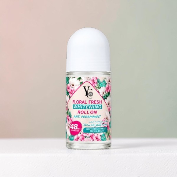 YC Floral Fresh Whitening Anti Perspirant Roll On 45ml (Thailand)