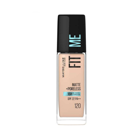 Maybelline Fit Me Matte Poreless 16H Oil Control Foundation- 120 (India)