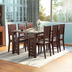 Regal DINING- ROSEMARY Wooden Dining Table | TDH-326-3-1-20