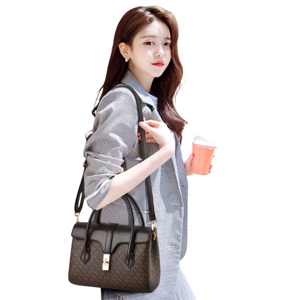 Newest High Quality MK Design American Bag Luxury Women's Handbags(Coffe)