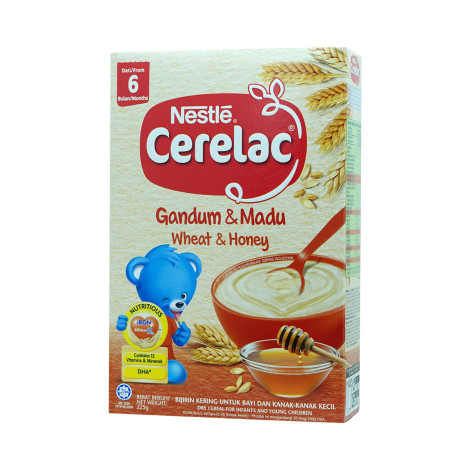 Nestle Baby Cerelac Wheat & Honey- 225g (Singapore)