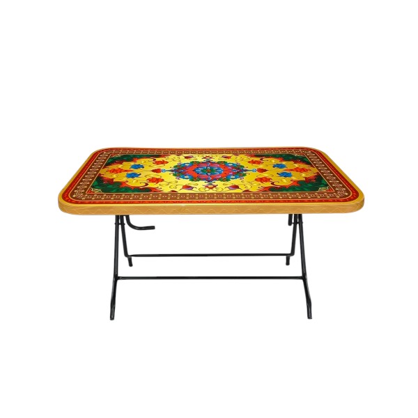 Dining Table 6 Seat Semi Rtg SL Print Loop SW