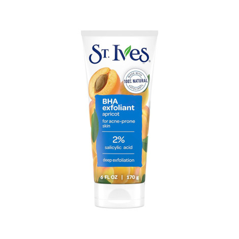 St.Ives BHA Exfoliant Apricot 2% Salicylic Acid Deep Exfoliation 170g (USA)