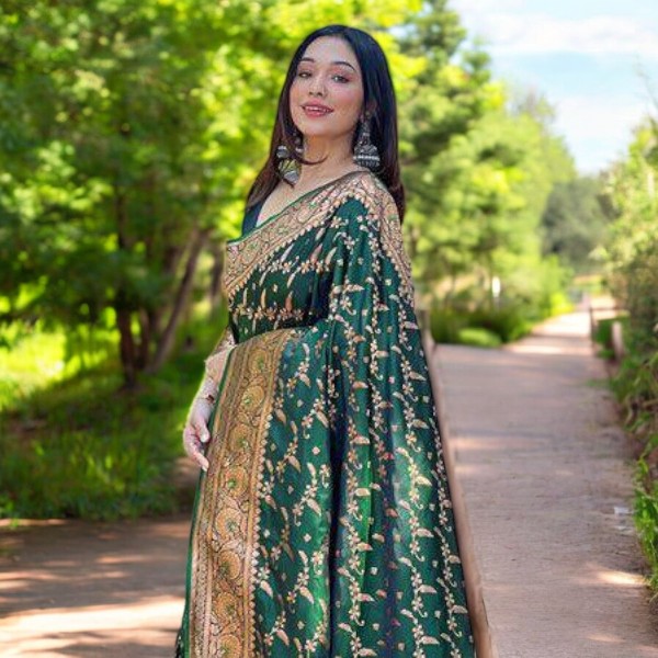 Elegance Afsan Katan Saree