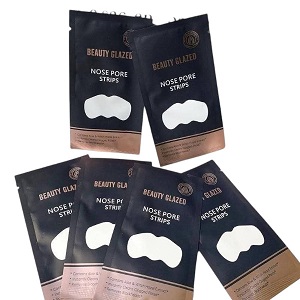 5 Pics Set of Beauty Glazed Nose Pore Strips Blackhead Remover