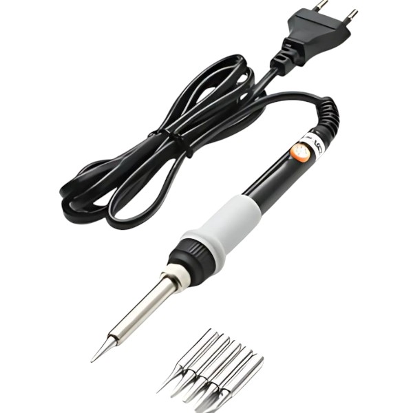 New V908 60W Adjustable Temperature Electric Soldering Rework Repair Tool with 5pcs Solder Tips